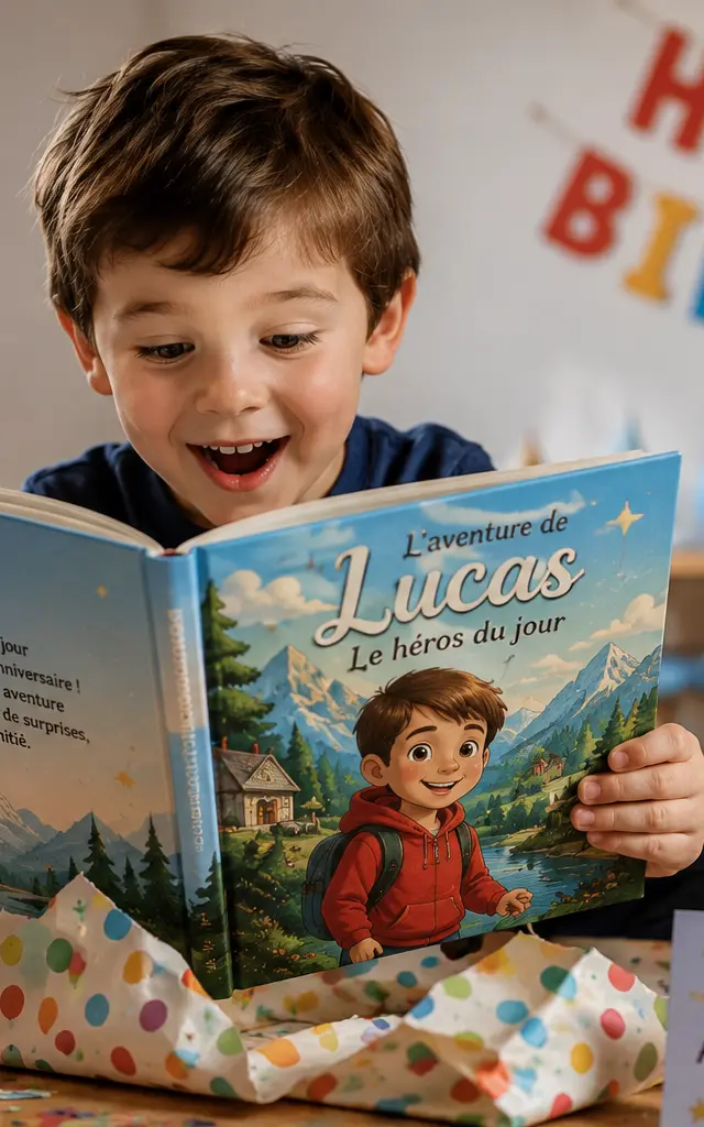 Idée cadeau anniversaire enfant : et s'il devenait le héros de son histoire ?